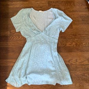 Blue floral sundress